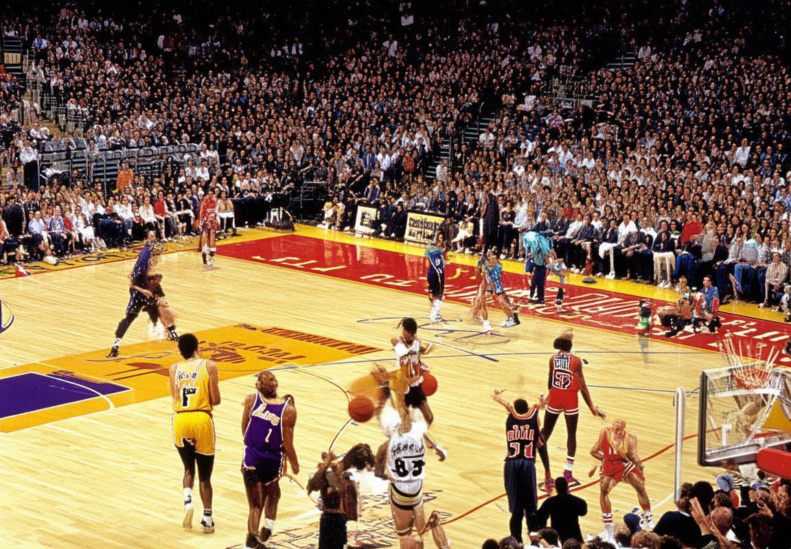 1991年NBA总决赛：湖人VS公牛巅峰对决，篮球艺术新篇章(图1)